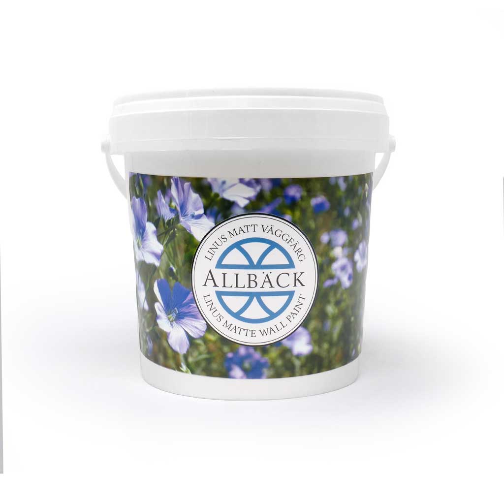 A 1 litre bucket of Allback Linus Wall Paint