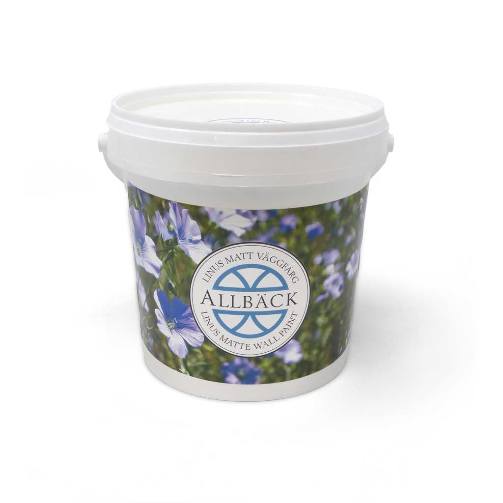 A 1 litre bucket of Allback Linus Wall Paint