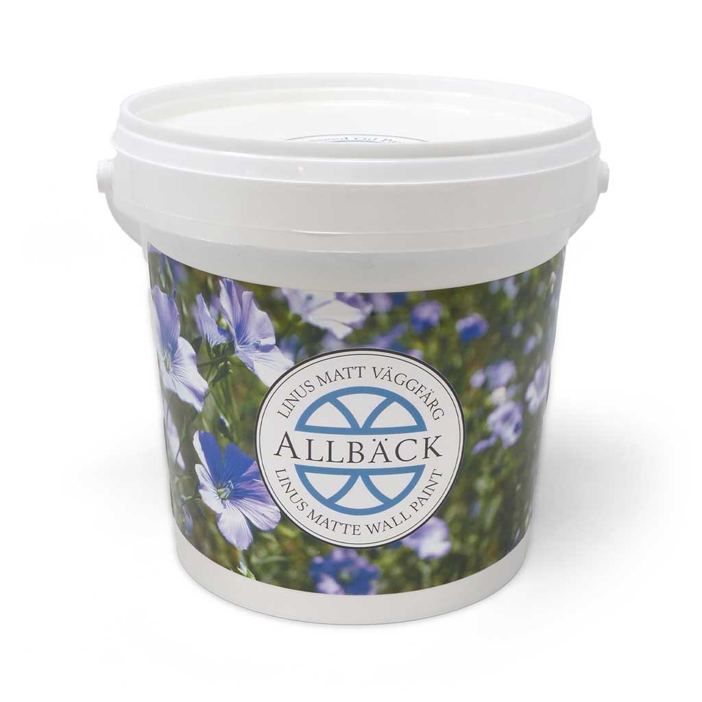 A 1 litre bucket of Allback Linus Wall Paint