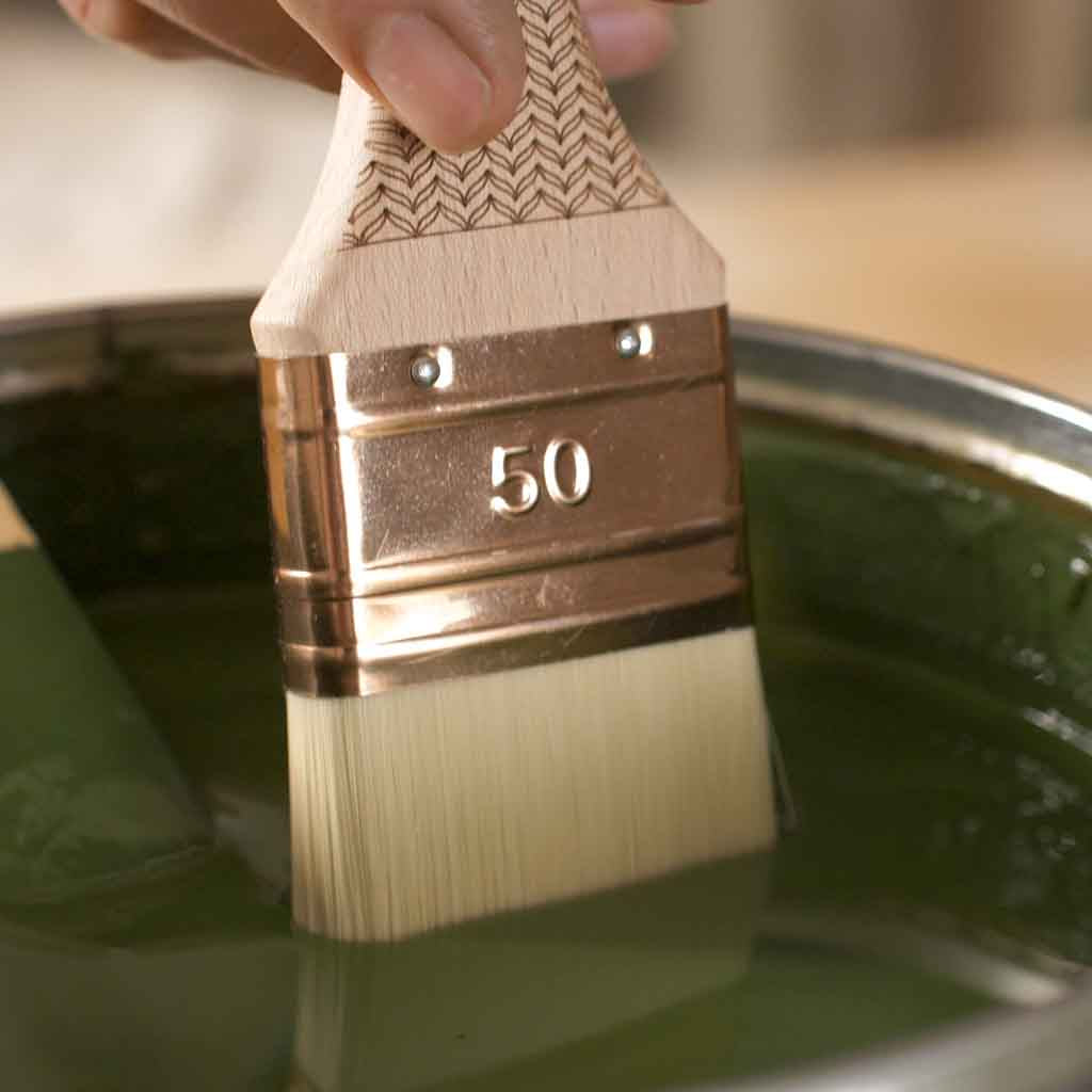 Flat Linseed Oil Paint Brush