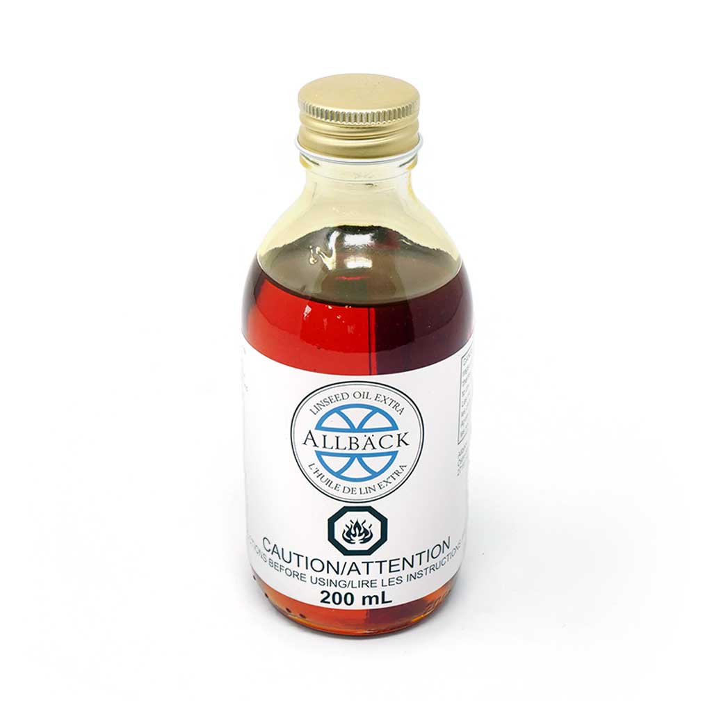 Bottle of Allback product with a white label on a white background