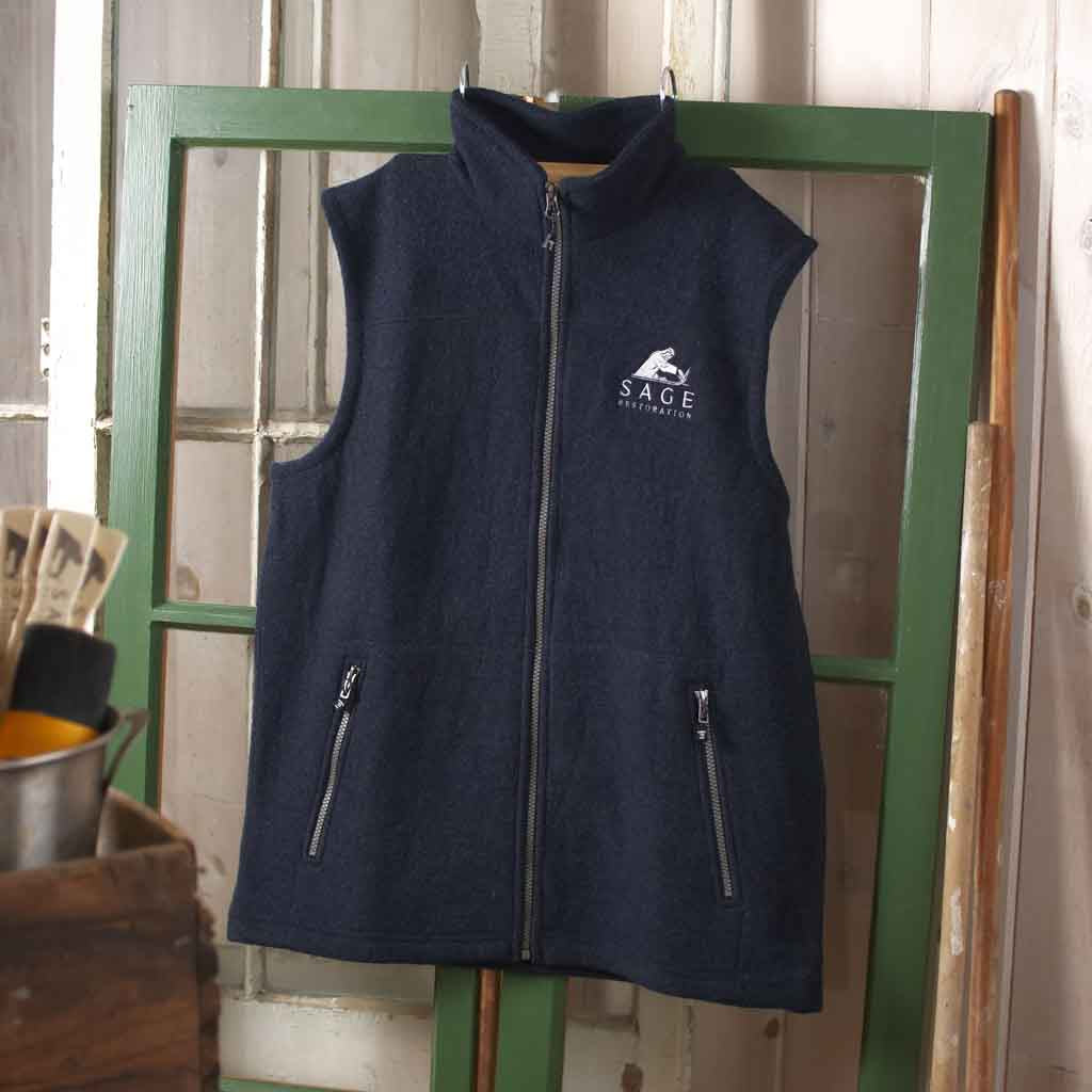 Boiled Wool Vest