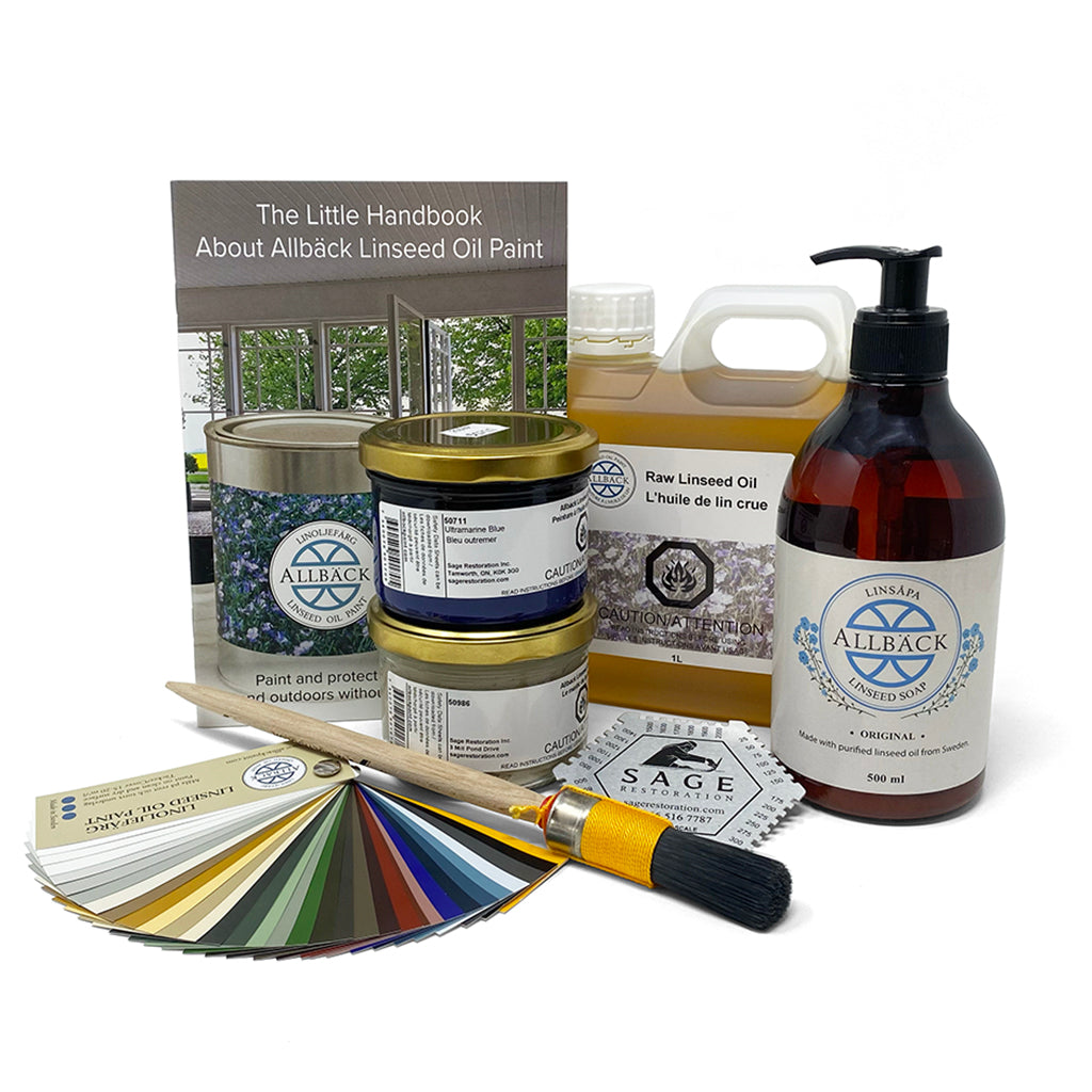 Allbäck Linseed Oil Paint Intro Kit