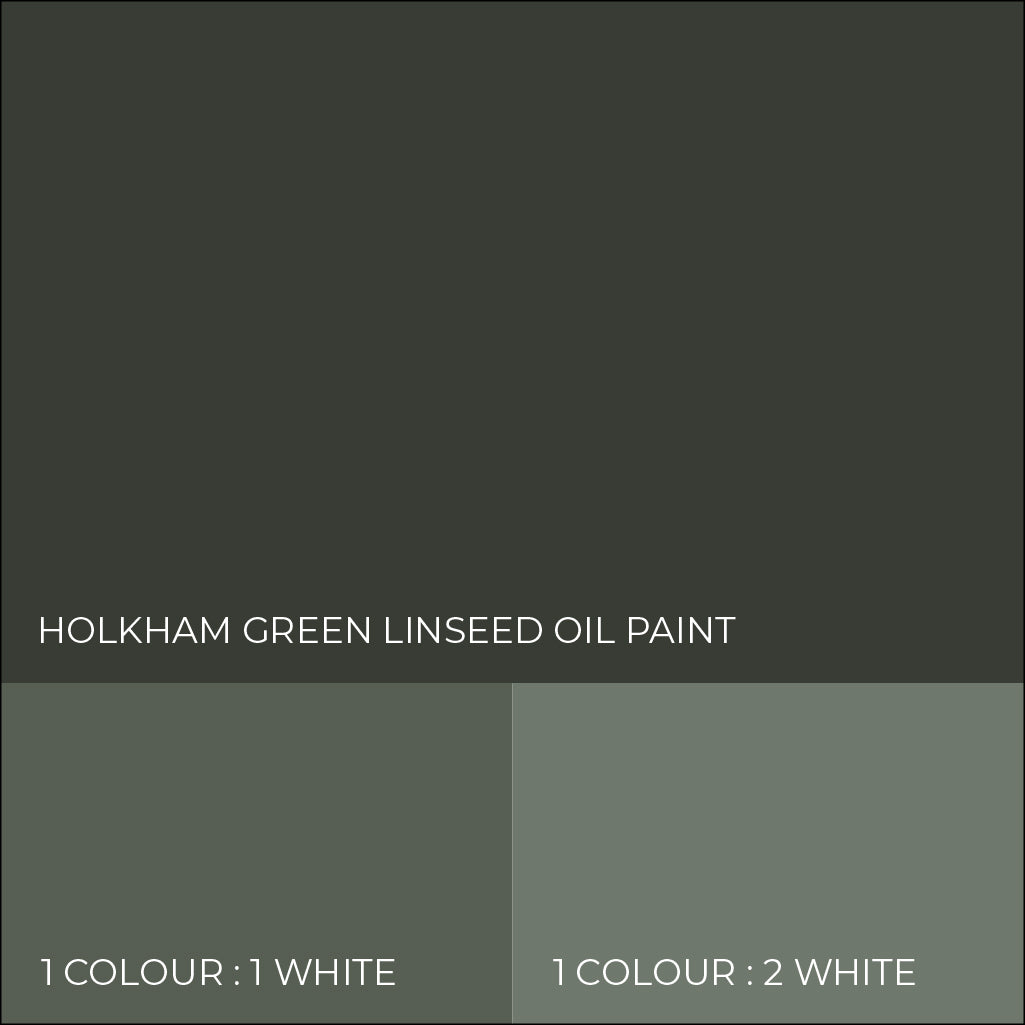 Holkham Green Linseed Oil Paint