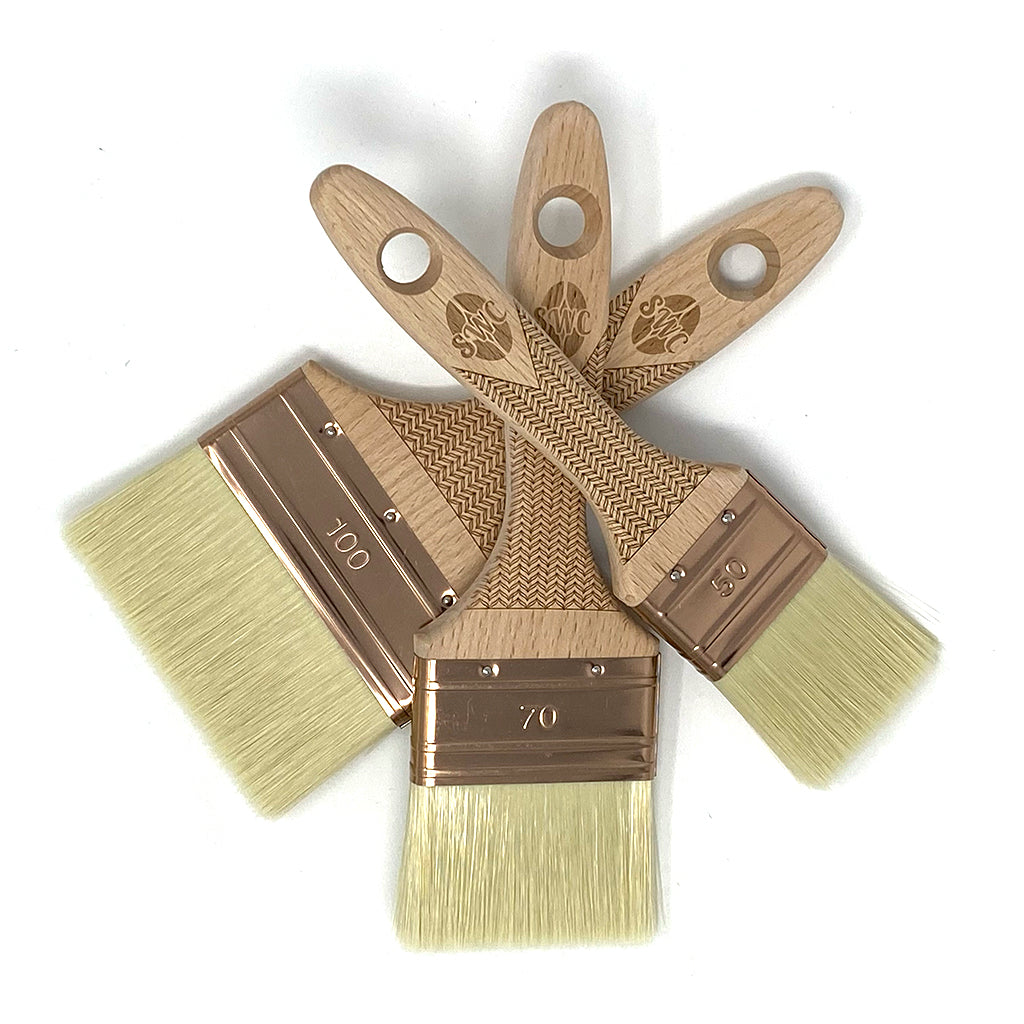 Flat Linseed Oil Paint Brush