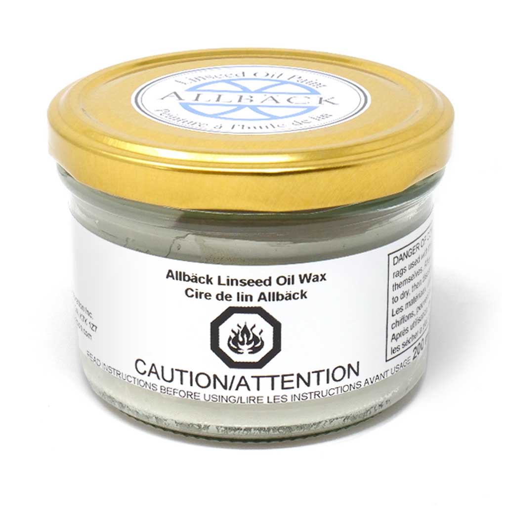 200ML Jar of Grey Linseed Oil Wax