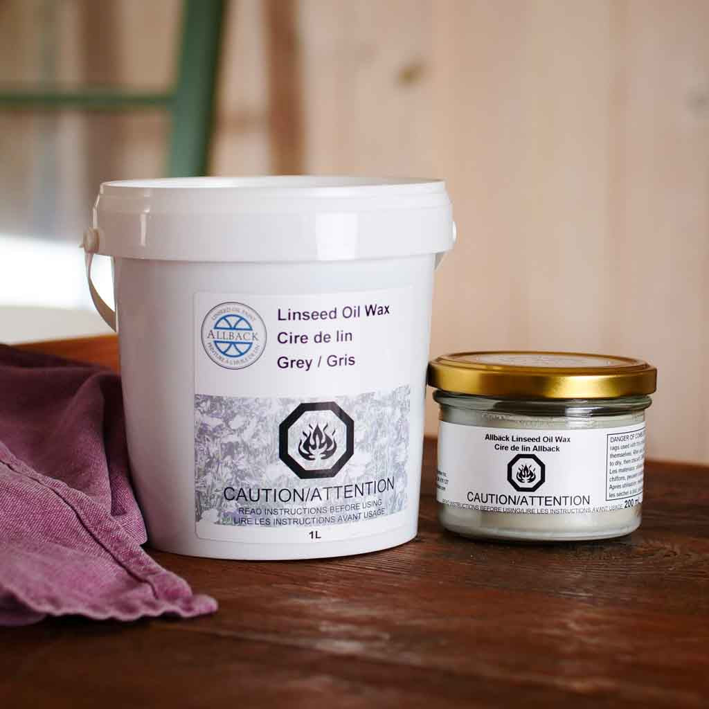 Grey Linseed Oil Wax