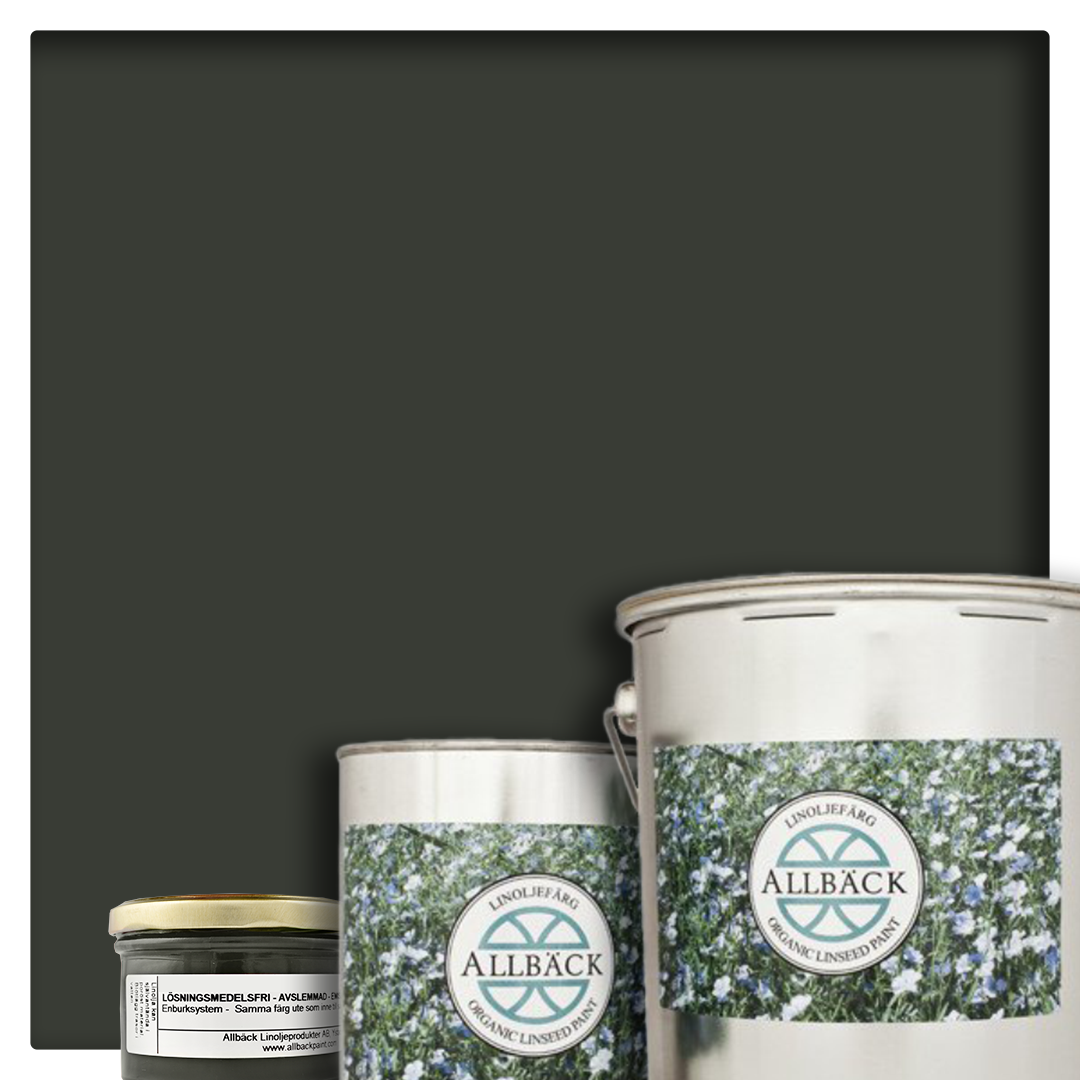 Allbäck Linseed Oil Paint, Holkham Green Sage Restoration Canada USA