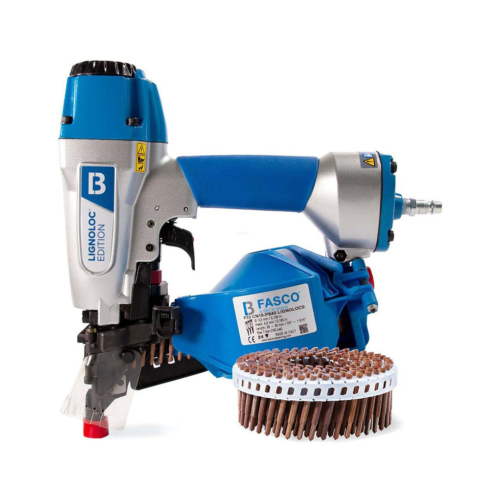 LIGNOLOC F33 Pneumatic Coil Nailer