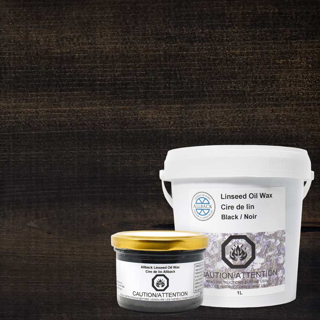 Black Linseed Oil Wax