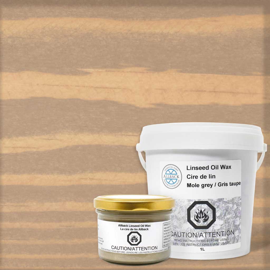 Mole Grey Linseed Oil Wax