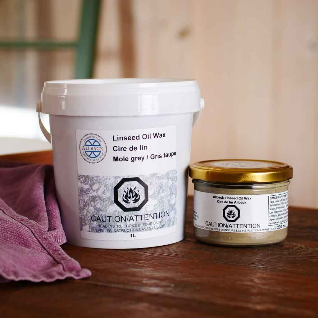 Mole Grey Linseed Oil Wax