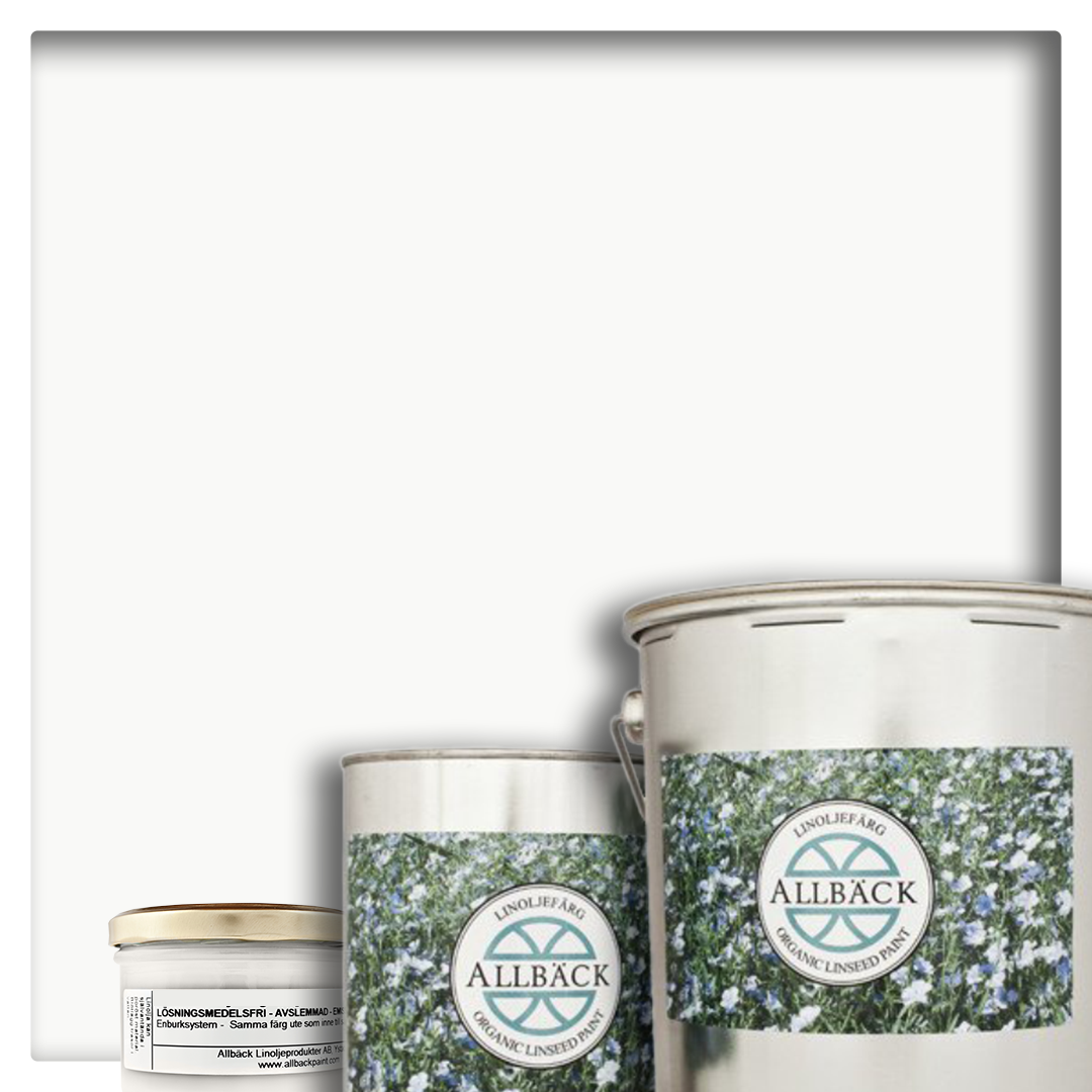 Allbäck Linseed Oil Paint, White Sage Restoration Canada USA