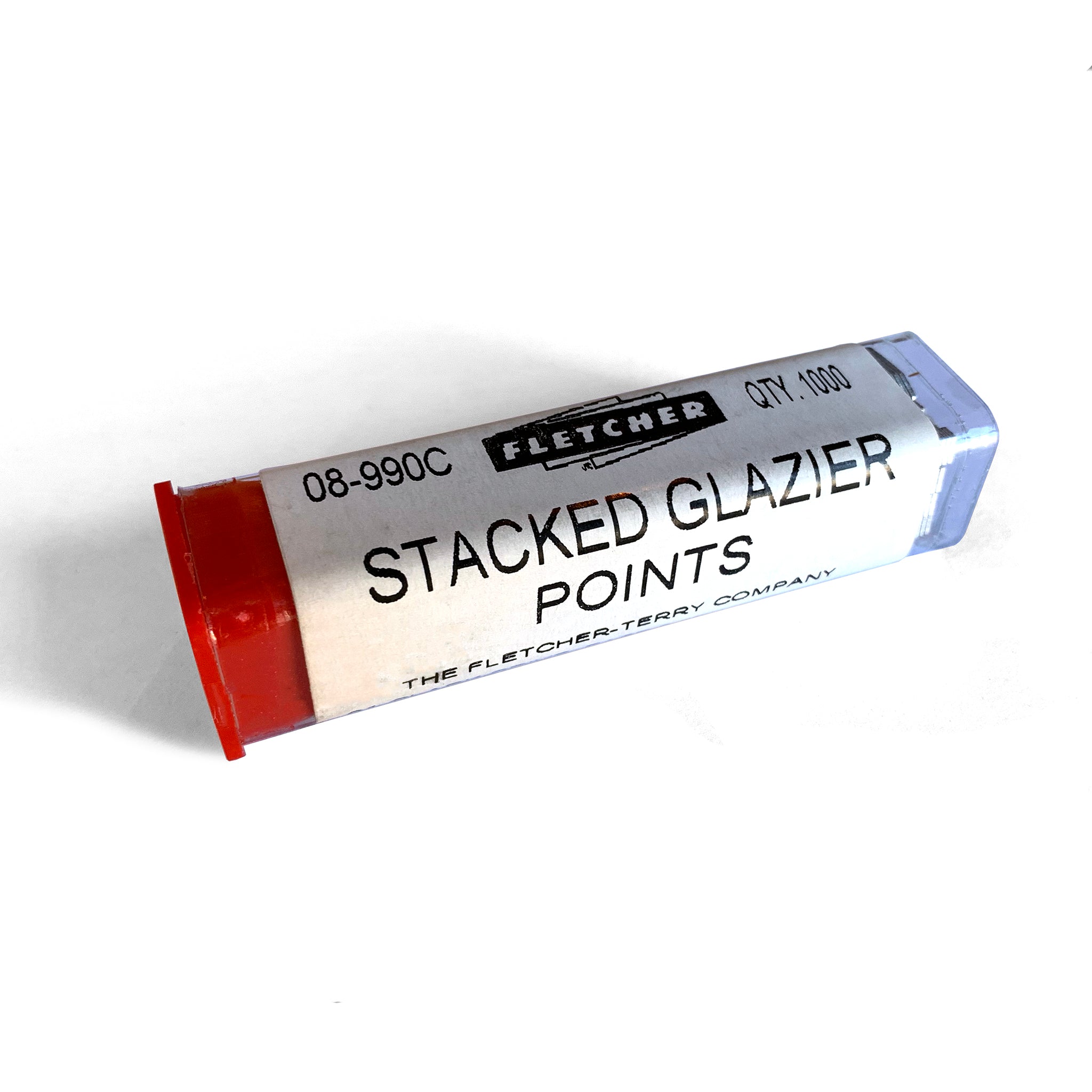 Stacked Glazing Points. Load into the Glazing Point Driver for quickly and accurately pinning glass into the window rebate.