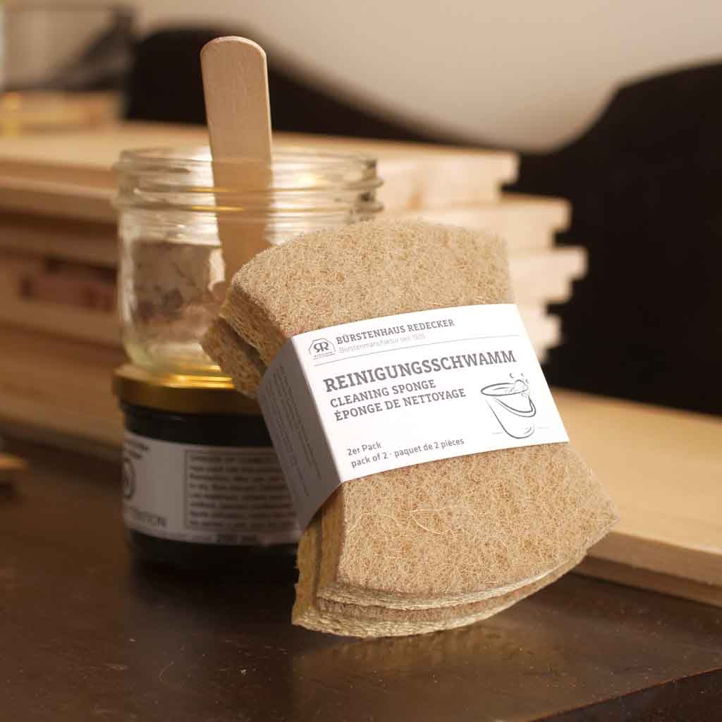 Redecker Cleaning & Applicator Sponge, 2-pack