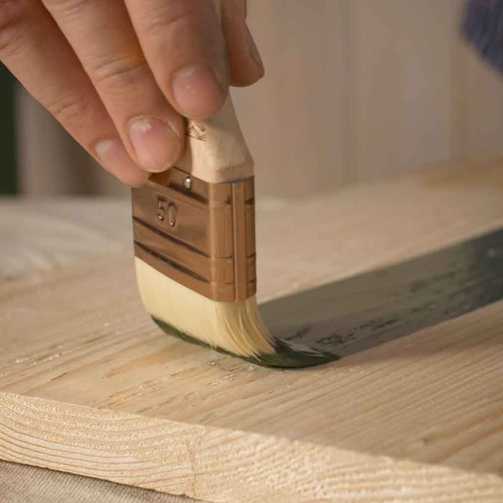 Flat Linseed Oil Paint Brush