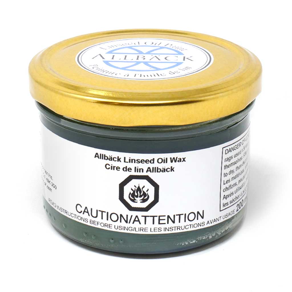 A small jar of Avocado Linseed Oil Wax.