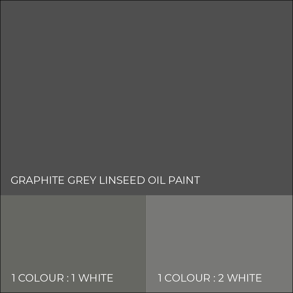 Graphite Grey Linseed Oil Paint