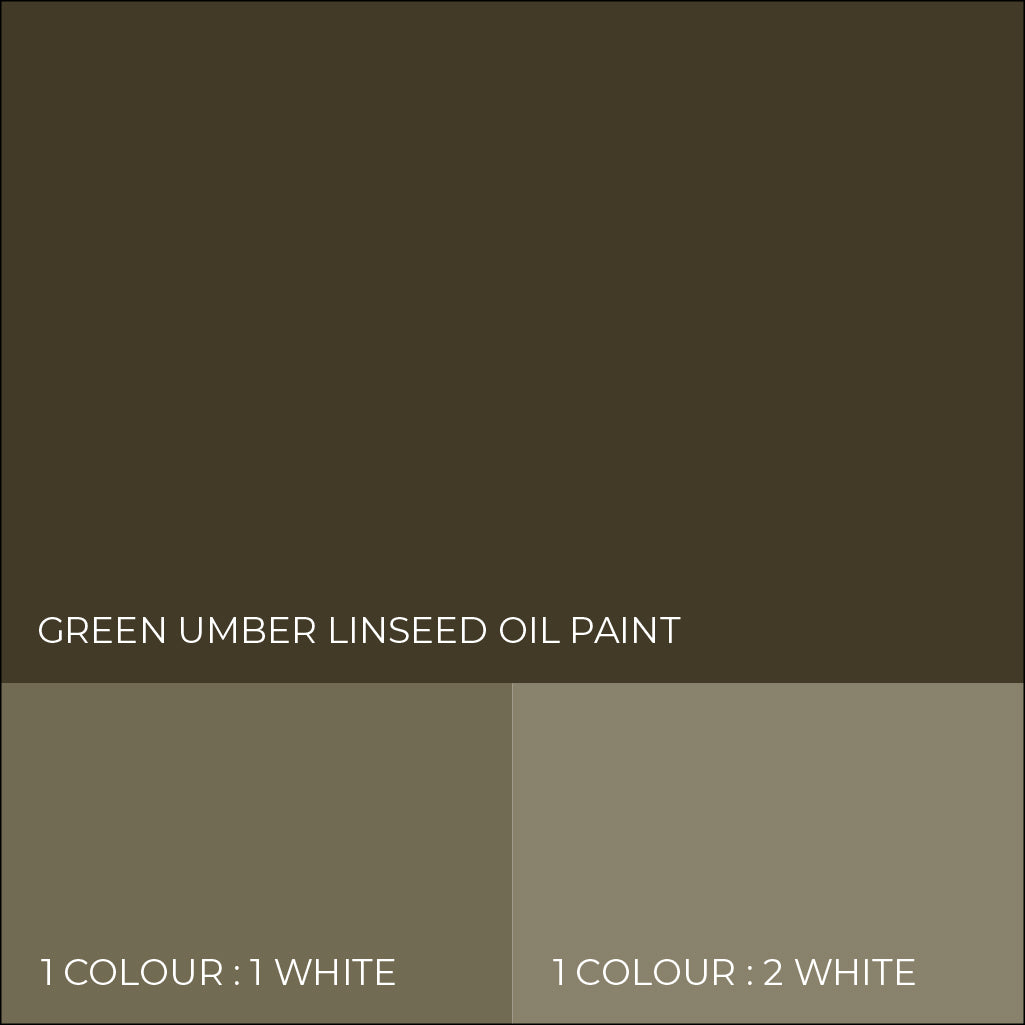 Green Umber Linseed Oil Paint