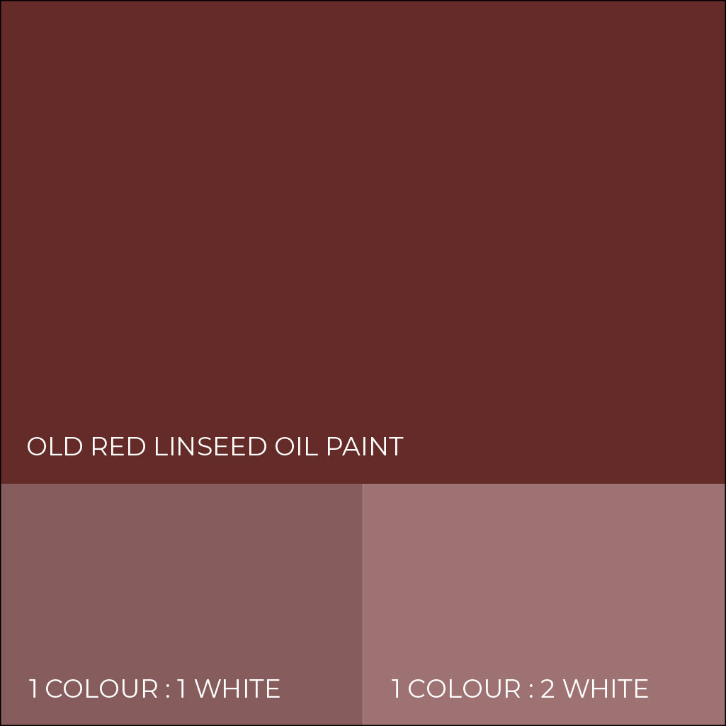 Old Red Linseed Oil Paint