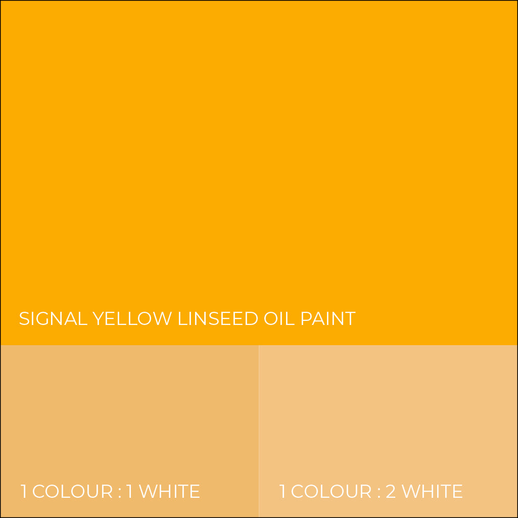 Signal Yellow Linseed Oil Paint