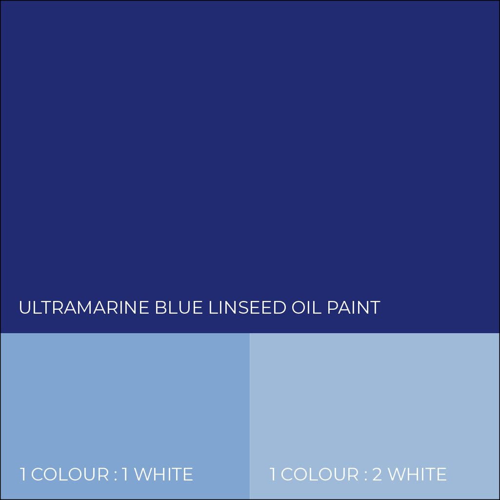 Ultramarine Blue Linseed Oil Paint