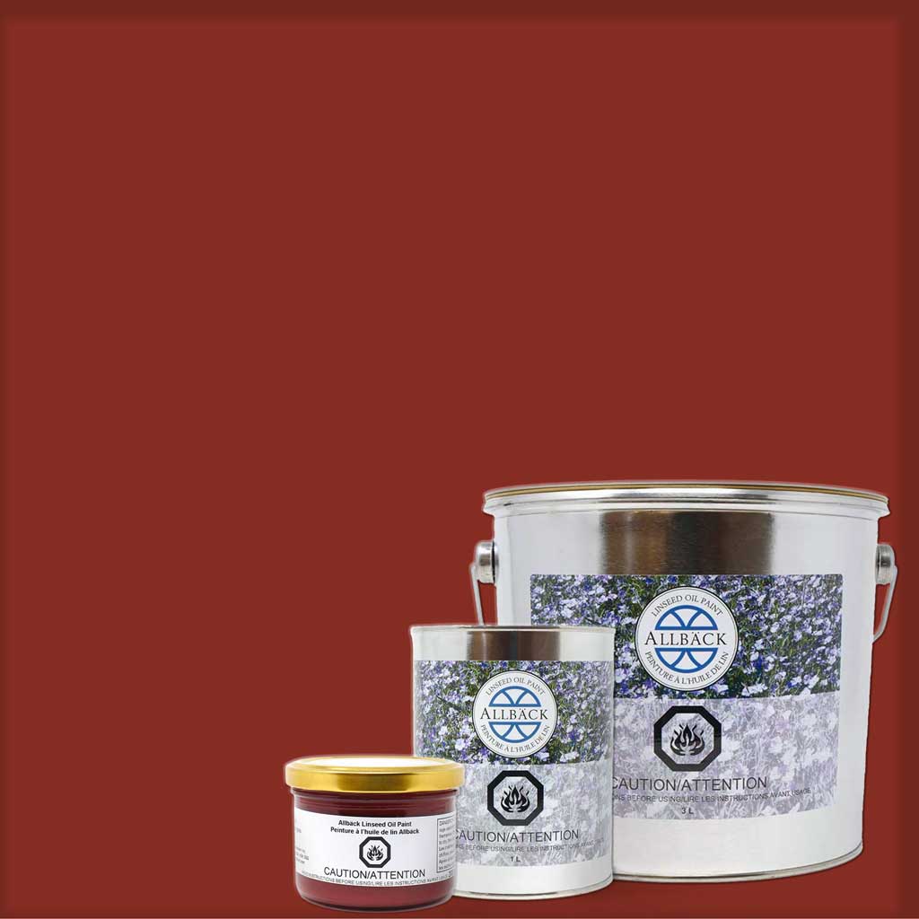 Brick Red Linseed Oil Paint