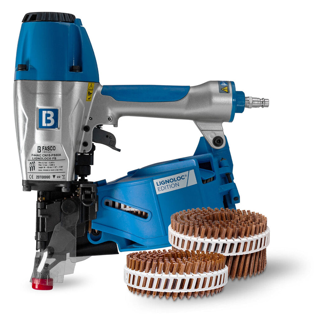 LIGNOLOC F44 Pneumatic Coil Nailer