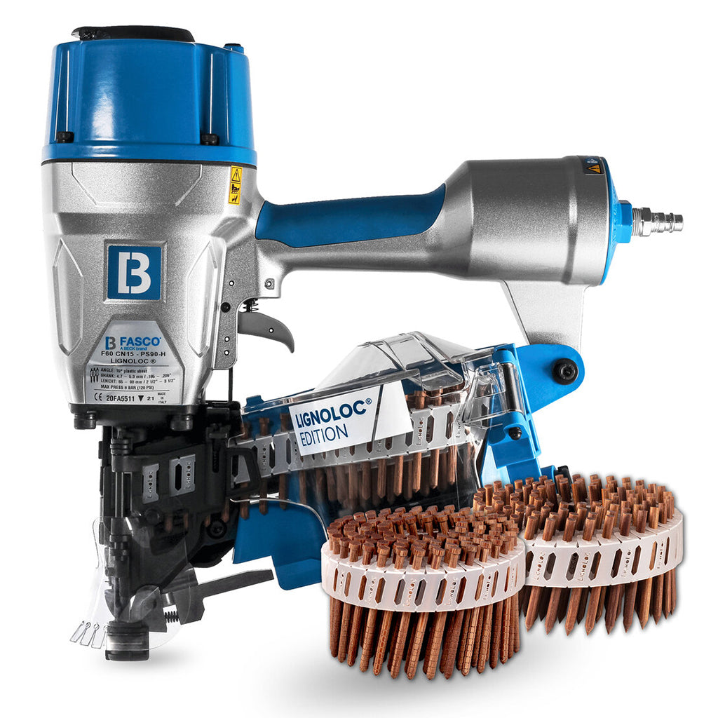 LIGNOLOC F60 Pneumatic Coil Nailer