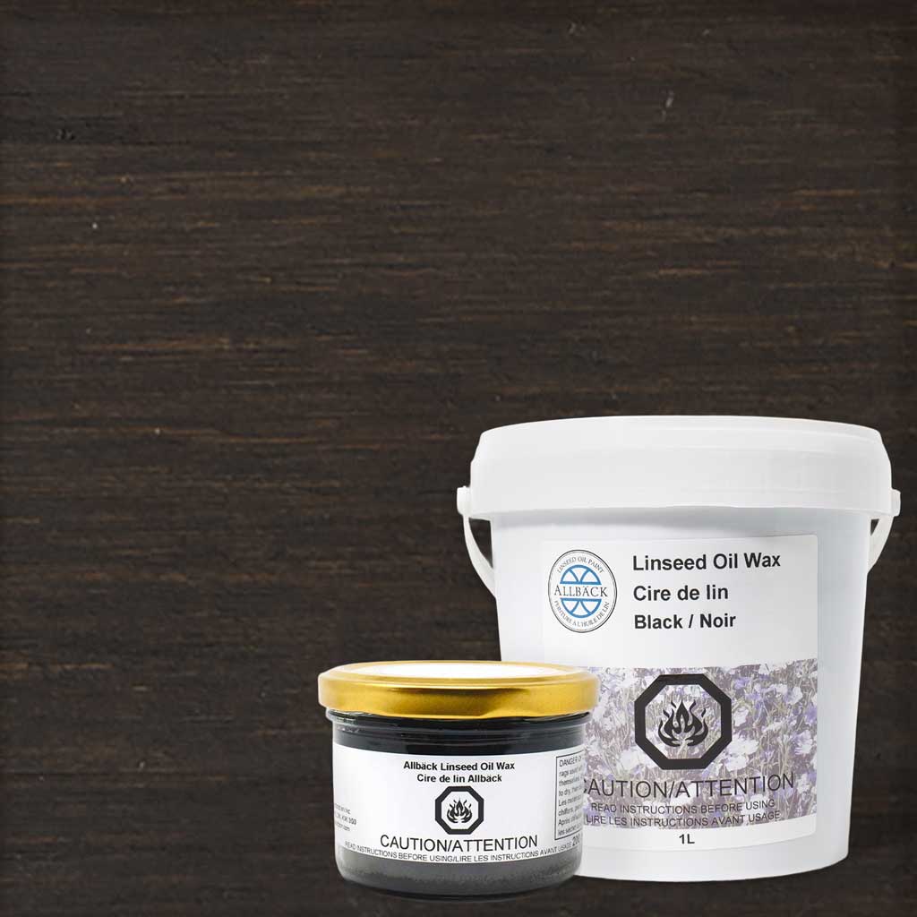 Black Linseed Oil Wax