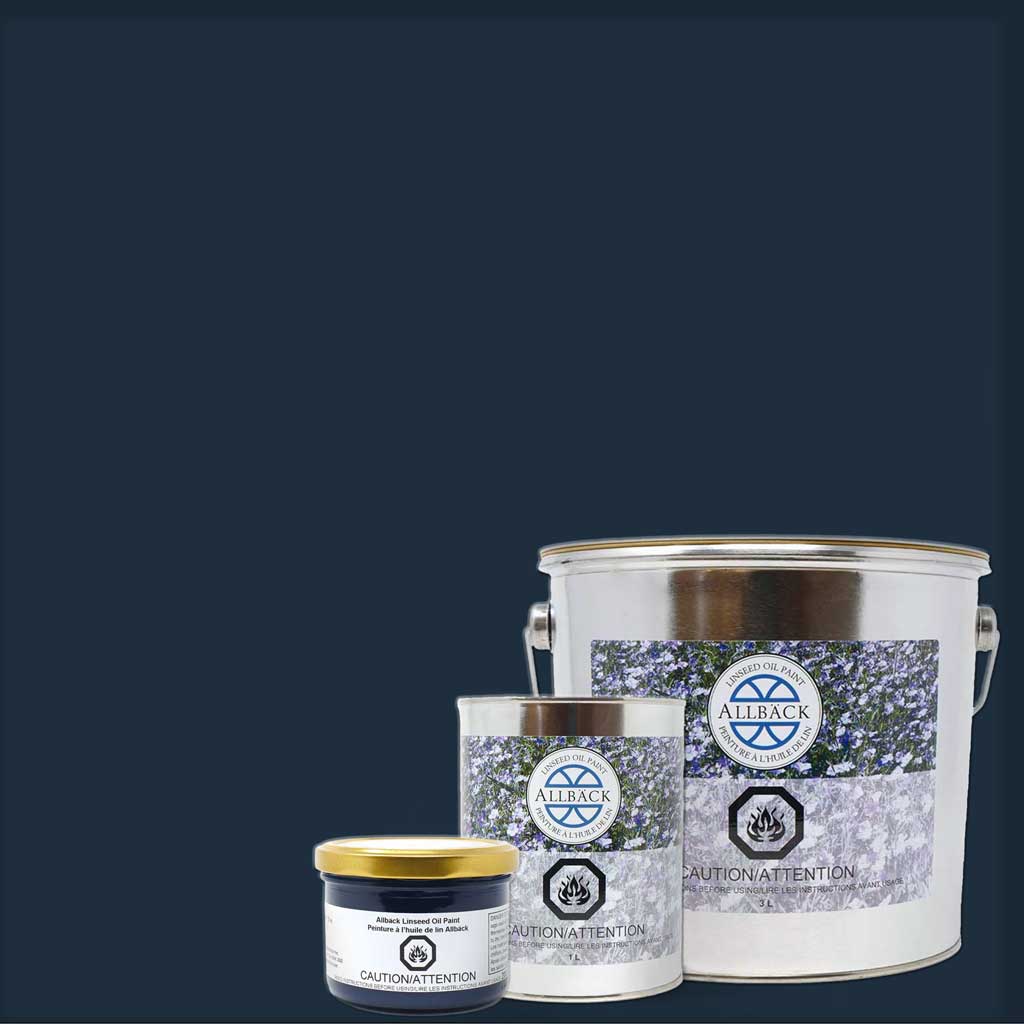 Midnight Blue Linseed Oil Paint
