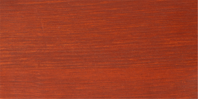 Wood board with red Linseed Oil Wax.