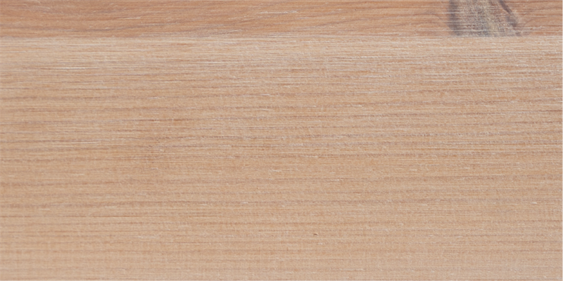 Wood panel with white Linseed Oil Wax.