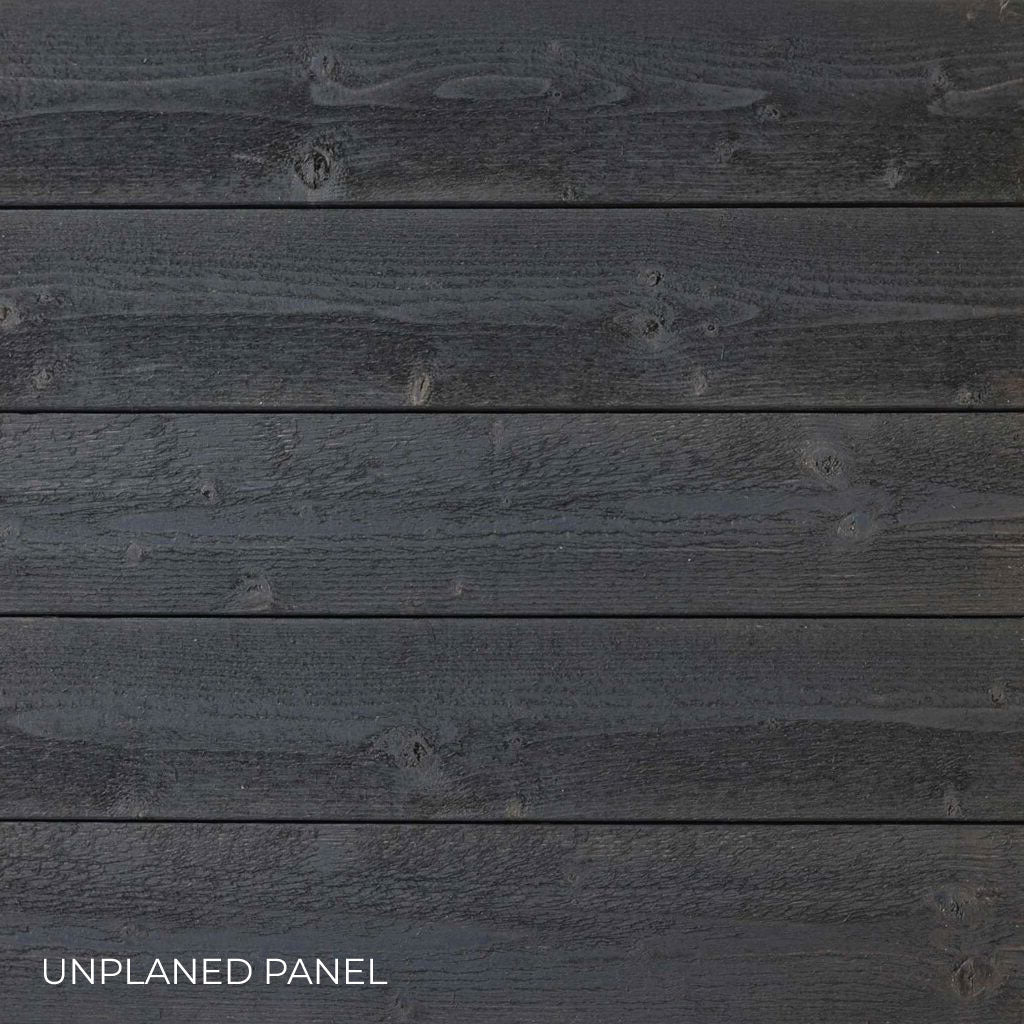 Black Pine Tar on wood.
