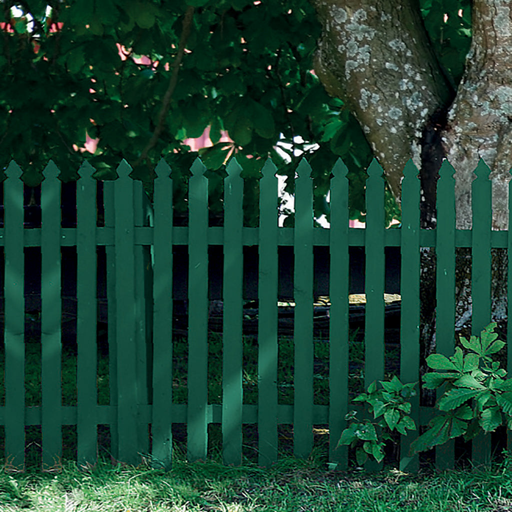 Green Pine Tar for preserving gates and fences.