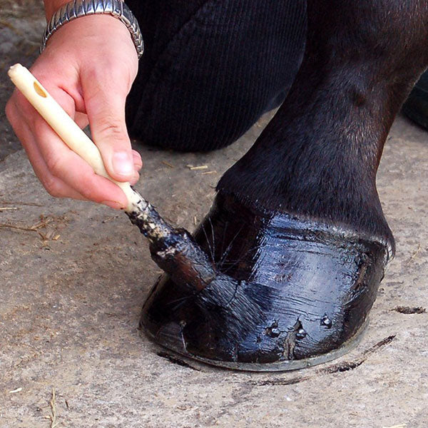 Special Kiln Burned Pine Tar used as equestrian hoof dressing.