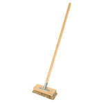 Assembled Redecker Deck brush with wooden handle.