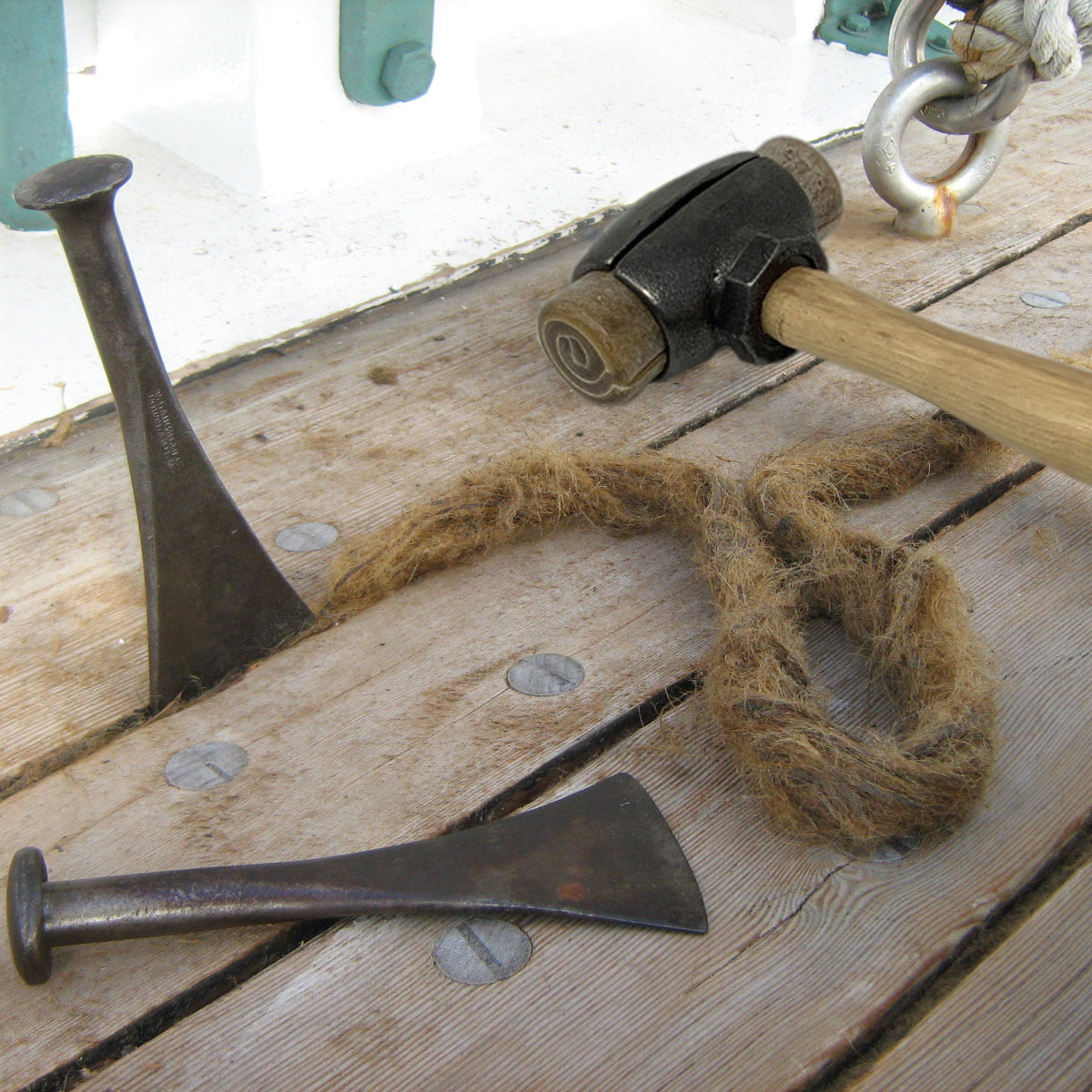 Traditional Oakum Caulking