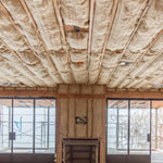 Installing Havelock Wool insulation batts in ceilings is easy.